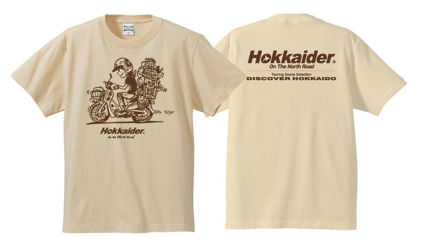 画像1: Hokkaider旅バイク　復刻Tシャツ（売切次第販売終了）